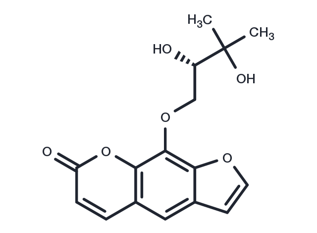 (-)-Heraclenol Chemical Structure