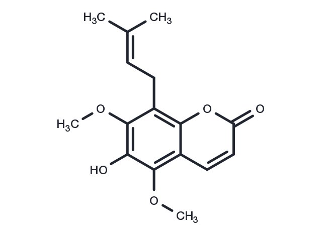 6-Hydroxycoumurrayin Chemical Structure