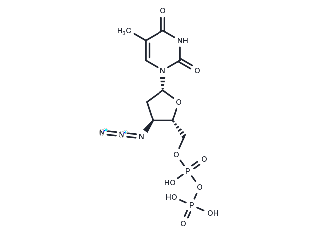 Zidovudine diphosphate Chemical Structure