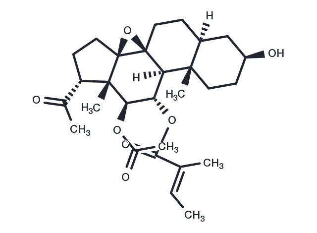 11α-O-Tigloyl-12β-O-acetyltenacigenin B