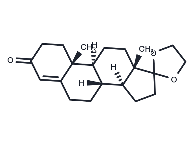 17,17-(Ethylenedioxy)androst-4-en-3-one Chemical Structure