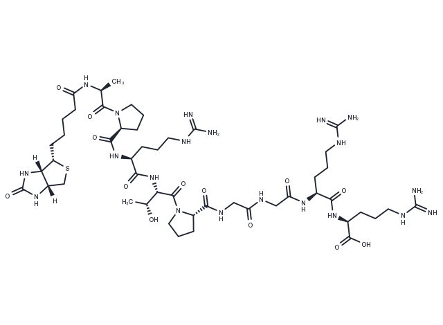 Biotin-myelin basic protein (94-102) Chemical Structure