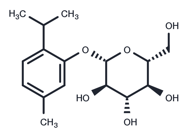 Thymolglucoside Chemical Structure