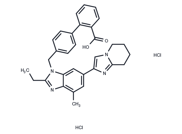 Pomisartan 2HCl Chemical Structure