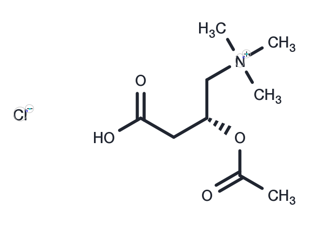 Acetyl-L-carnitine hydrochloride Chemical Structure