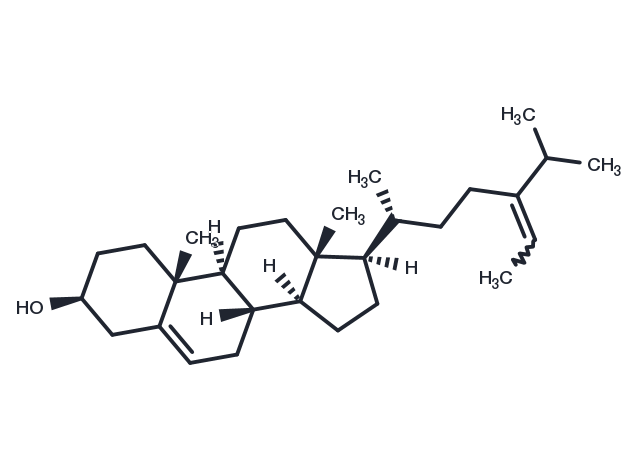 Delta 5-avenasterol Chemical Structure