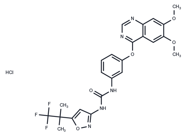 Agerafenib hydrochloride Chemical Structure