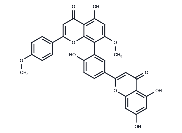 Amentoflavone 7'',4'''-dimethyl ether Chemical Structure