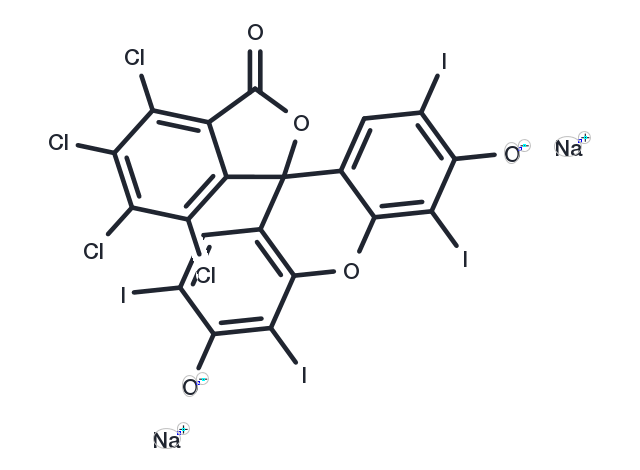 Rose Bengal sodium Chemical Structure