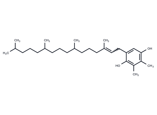 (Rac)-γ-Tocopherol Chemical Structure
