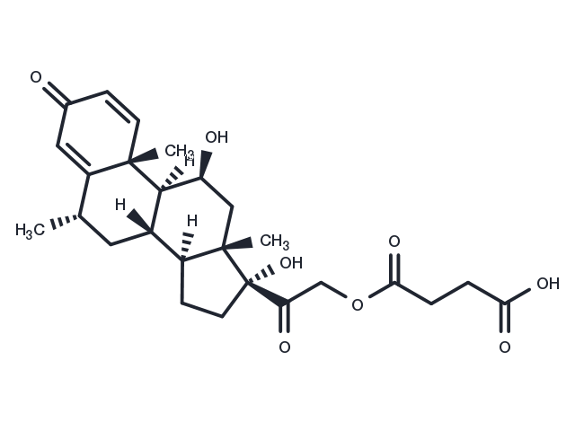 Methylprednisolone succinate Chemical Structure