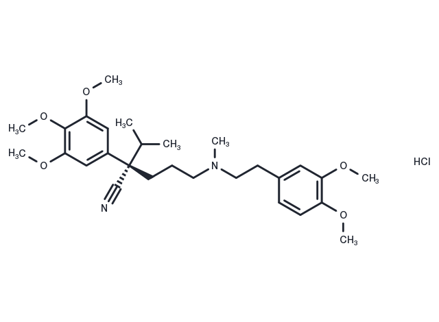 Gallopamil HCl, (-)- Chemical Structure