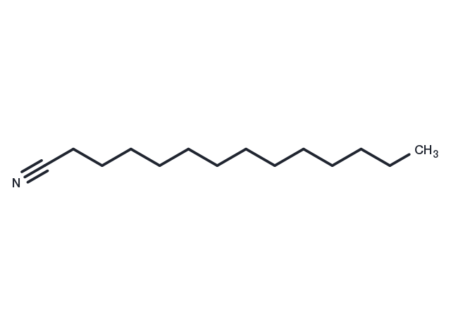 Tetradecanenitrile Chemical Structure