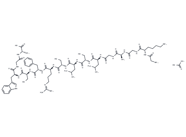 [Ala107]-MBP (104-118) acetate Chemical Structure