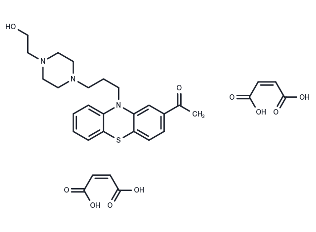 Acetophenazine dimaleate Chemical Structure