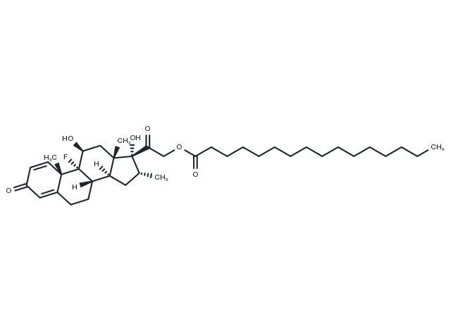 Dexamethasone palmitate Chemical Structure