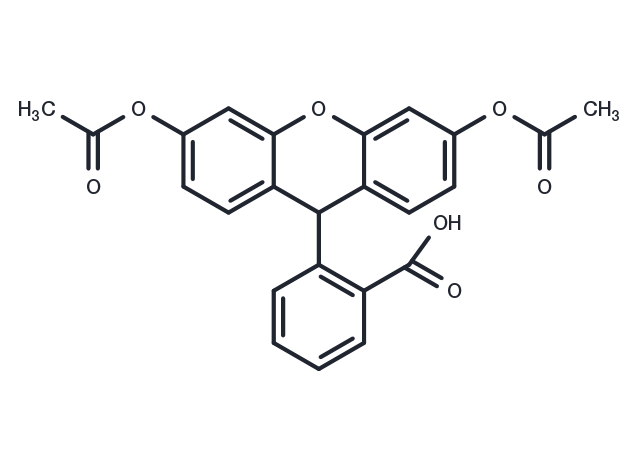 Dihydrofluorescein diacetate Chemical Structure