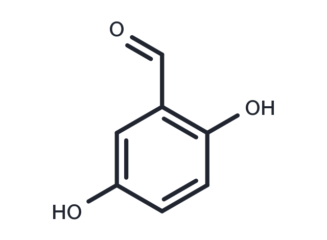 2,5-Dihydroxybenzaldehyde Chemical Structure