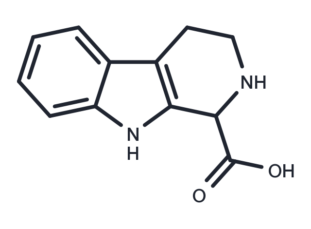 1,2,3,4-Tetrahydro-β-carboline-1-carboxylic acid Chemical Structure