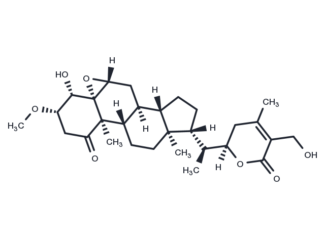 3β-Methoxy-2,3-dihydrowithaferin A Chemical Structure