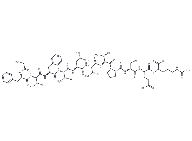 Influenza Matrix Protein (61-72) Chemical Structure