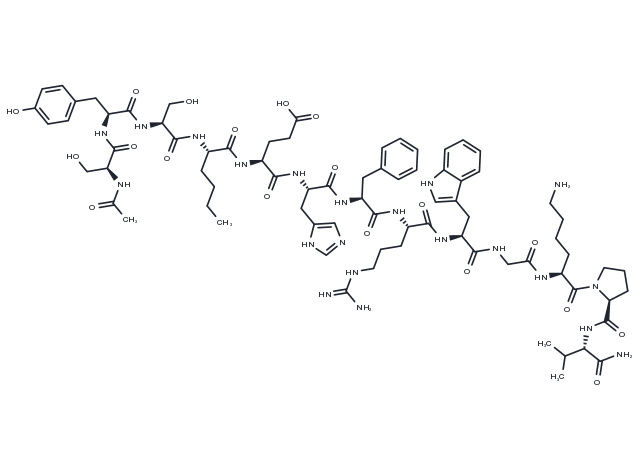 (Nle4)-α-MSH Chemical Structure