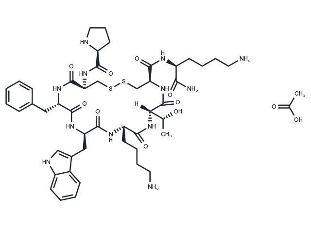 Cortistatin-8 acetate Chemical Structure