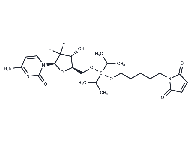 Gemcitabine-O-Si(di-iso)-O-Mc Chemical Structure