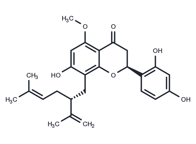 Kurarinone Chemical Structure