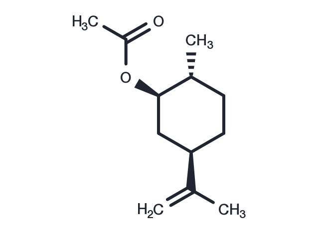 (-)-Dihydrocarvyl acetate Chemical Structure