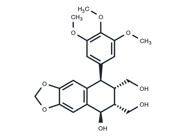 Picropodophyllol Chemical Structure