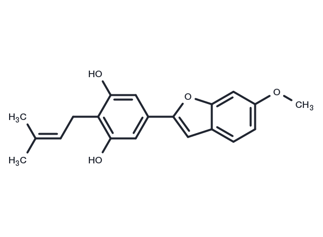 Sanggenofuran B Chemical Structure
