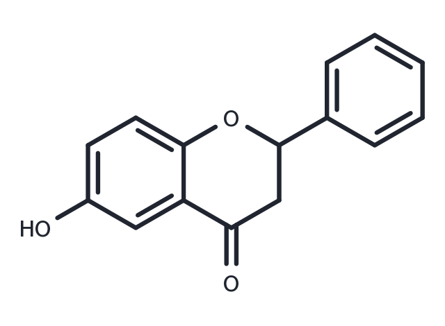 6-Hydroxyflavanone Chemical Structure