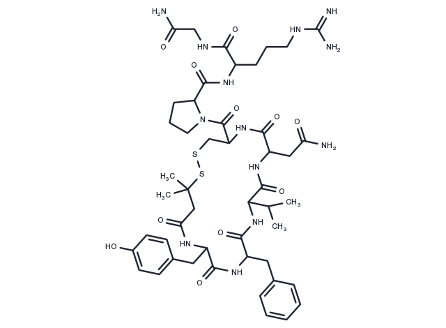 [Deamino-Pen1,Val4,D-Arg8]-vasopressin Chemical Structure
