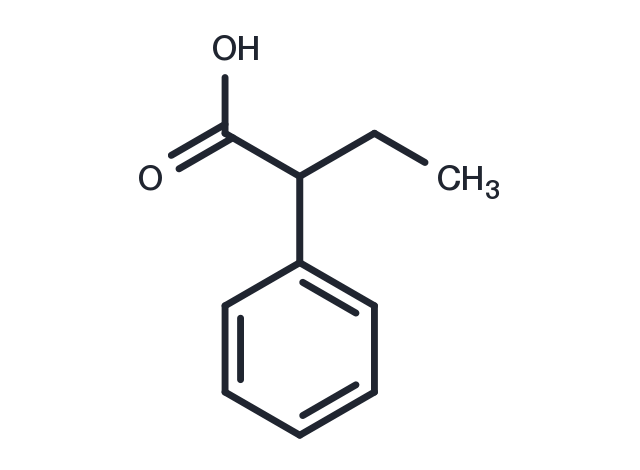 2-Phenylbutanoic acid Chemical Structure