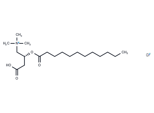 Lauroyl-L-carnitine (chloride) Chemical Structure
