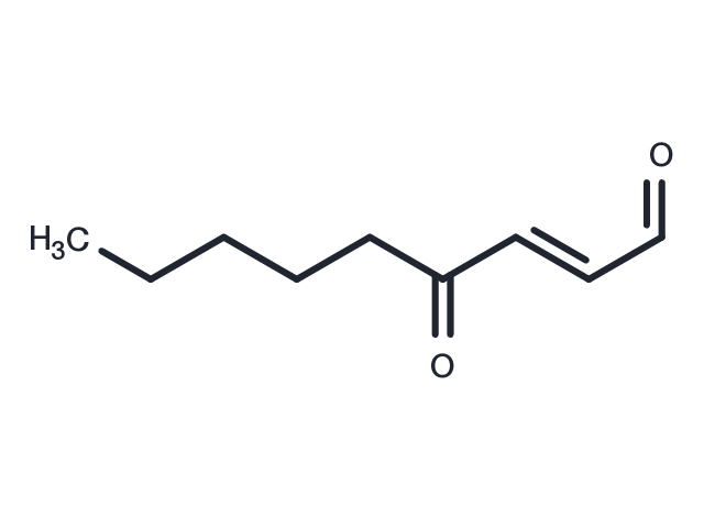4-oxo-2-Nonenal Chemical Structure