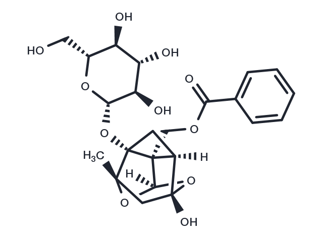 Paeoniflorin Chemical Structure