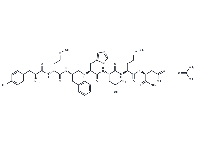 Deltorphin acetate Chemical Structure