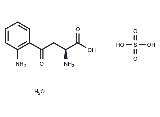 Kynurenine sulfate monohydrate Chemical Structure