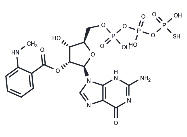Mant-GTPγS Chemical Structure