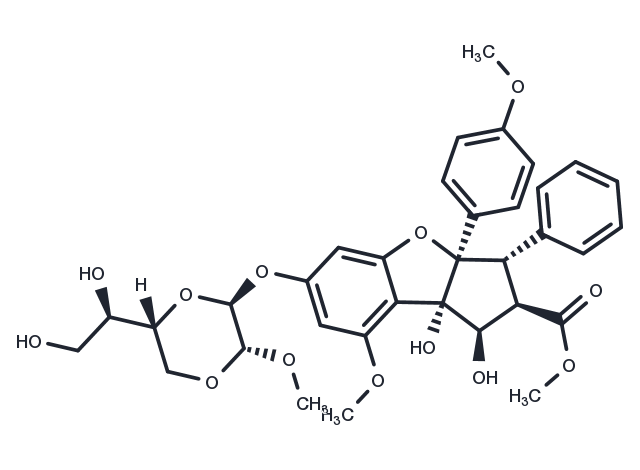 Silvestrol Chemical Structure