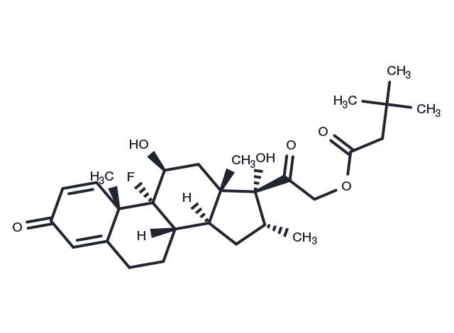Dexamethason 21-tert-butylacetate Chemical Structure