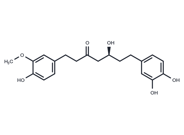 3''-Demethylhexahydrocurcumin Chemical Structure
