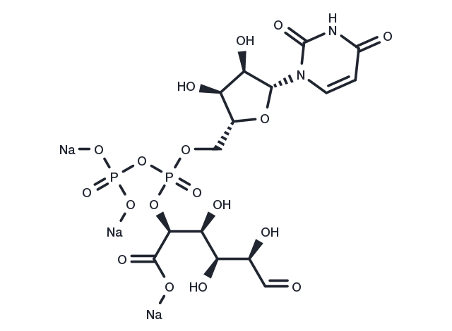 UDP-glucuronic acid trisodium Chemical Structure