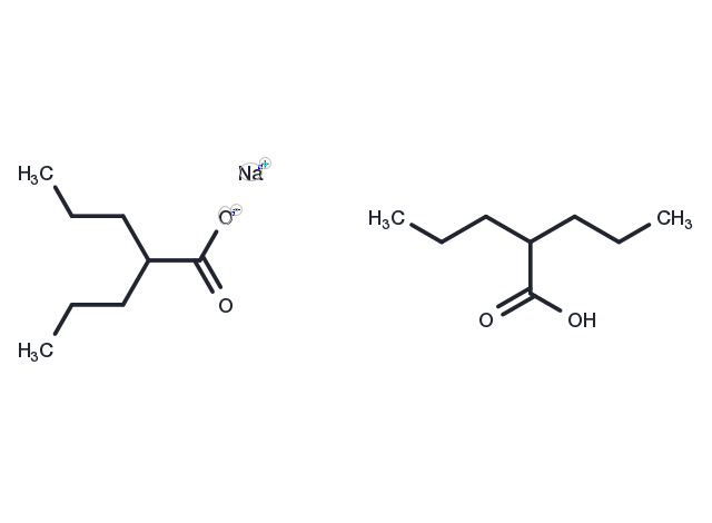 Divalproex Sodium Chemical Structure