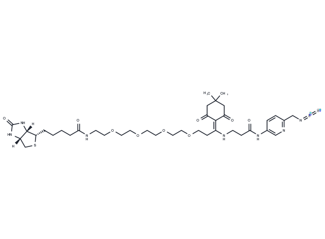 Dde Biotin-PEG4-Picolyl azide Chemical Structure