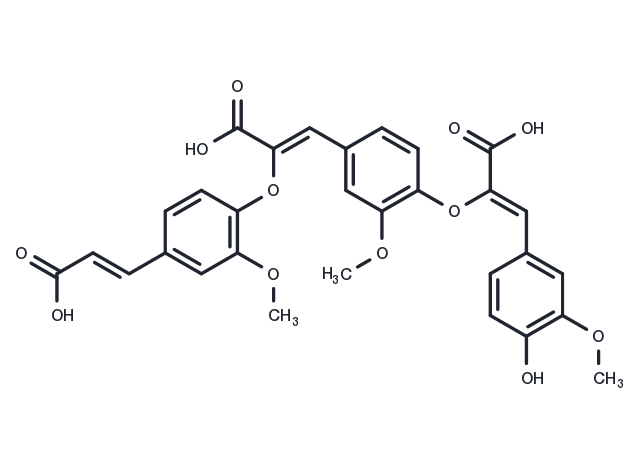 8-O-4,8-O-4-Dehydrotriferulic acid Chemical Structure