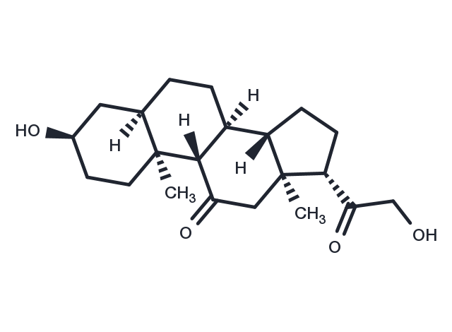Tetrahydro-11-dehydrocorticosterone Chemical Structure