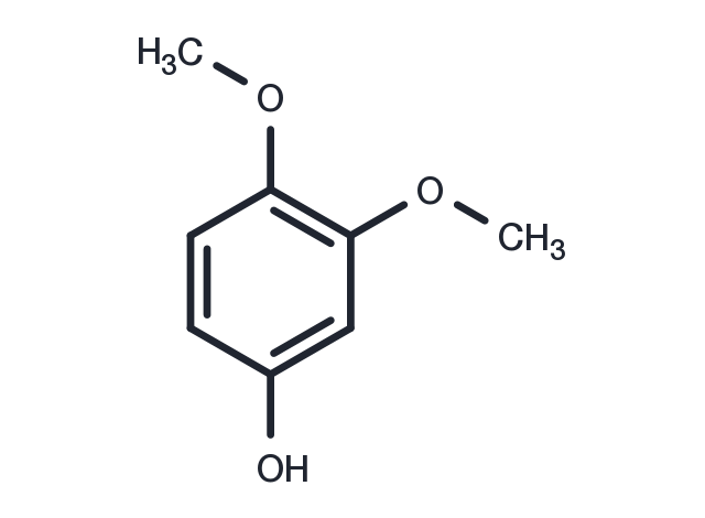 3,4-Dimethoxyphenol Chemical Structure